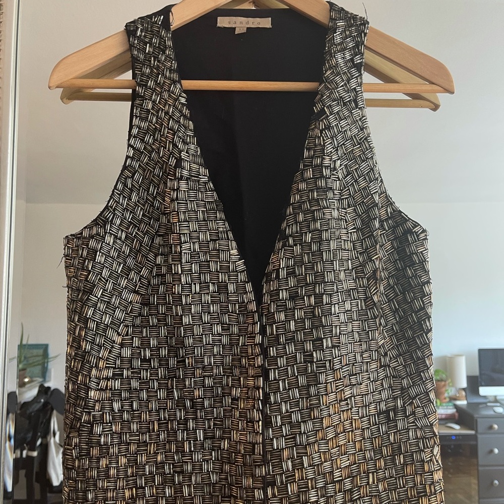 Rock jacket with pearl - Sandro